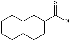 十氢萘-2-羧酸 结构式