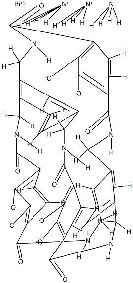 tricatechol hexalactam-bismuth(III) complex 结构式