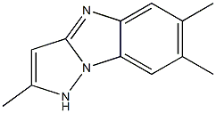 4H-Pyrazolo[1,5-a]benzimidazole,2,6,7-trimethyl-(9CI) 结构式