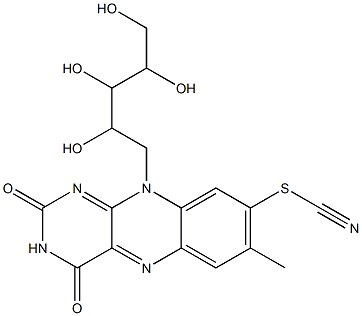 8-thiocyanatoriboflavin 结构式