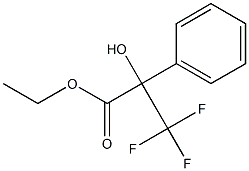 ethyl3,3,3-trifluoro-2-hydroxy-2-phenylpropanoate 结构式