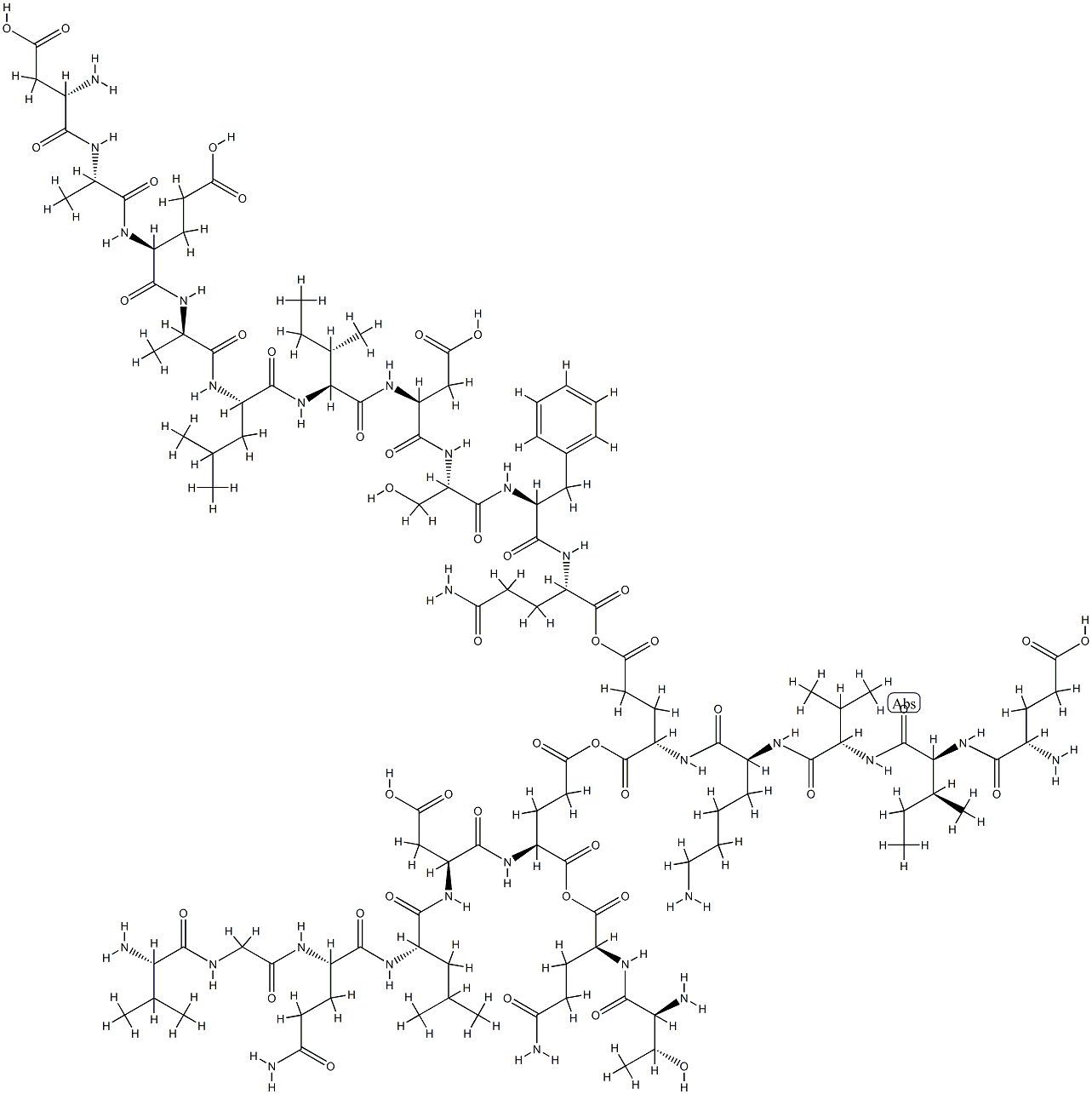 phLHRH (14-36), Ala(17)- 结构式