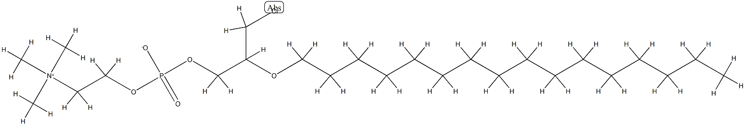2-O-oleoyl-1-chloro-1-deoxy-3-phosphatidylcholine 结构式