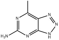 1H-v-Triazolo[4,5-d]pyrimidine, 5-amino-7-methyl- (8CI) 结构式