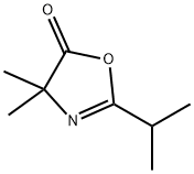 5(4H)-Oxazolone,4,4-dimethyl-2-(1-methylethyl)-(9CI) 结构式