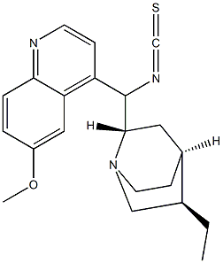 (8Α,9S)-10,11-DIHYDRO-9-ISOCYANO-6'-METHOXY-CINCHONAN 结构式