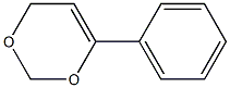 4H-1,3-Dioxin,6-phenyl-(9CI) 结构式