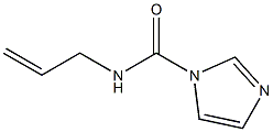 N-烯丙基-1H-咪唑-1-甲酰胺 结构式