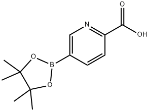 2-羧基吡啶-5-硼酸匹那醇酯 结构式