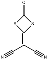 4-Oxo-1,3-dithietan-2-ylidene) malonitrile 结构式