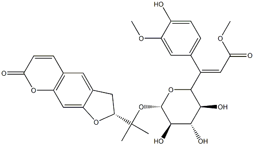 6'-feruloylnodakenin 结构式