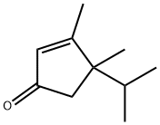 2-Cyclopenten-1-one,3,4-dimethyl-4-(1-methylethyl)-(9CI) 结构式