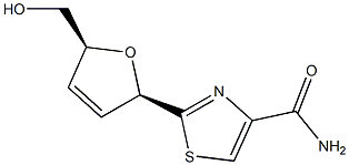 2',3'-didehydro-2',3'-dideoxytiazofurin 结构式