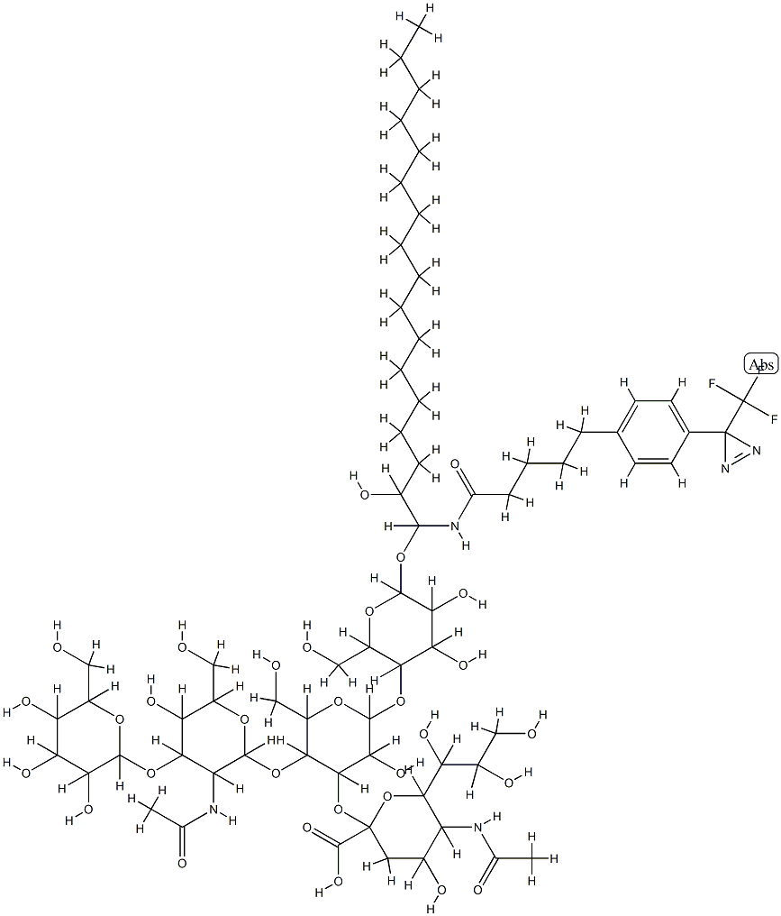 N-Diazirinyl-lyso-G(M1) 结构式