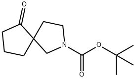 叔-丁基 6-氧亚基-2-氮杂螺[4.4]壬烷-2-甲酸基酯 结构式