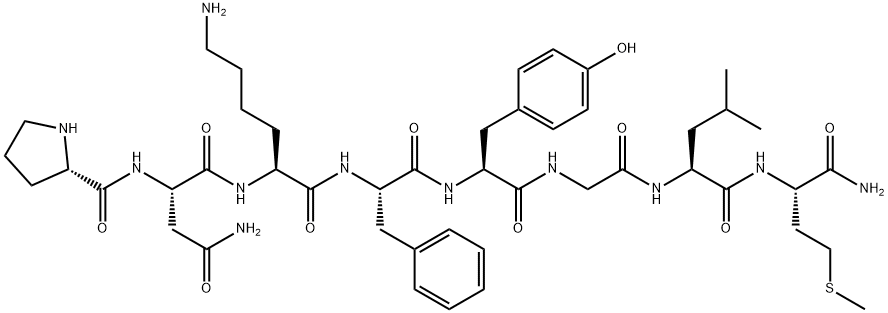 physalaemin C-terminal heptapeptide 结构式