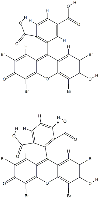 5(6)-羧基曙红 结构式