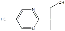 2-(1-羟基-2-甲基丙-2-基)嘧啶-5-醇 结构式