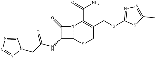 头孢唑啉杂质9 结构式