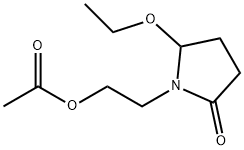 2-Pyrrolidinone,1-[2-(acetyloxy)ethyl]-5-ethoxy-(9CI) 结构式