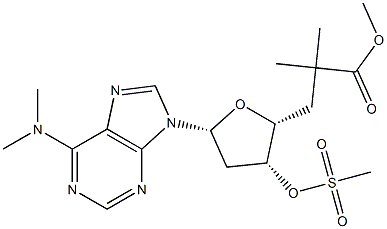 2'-deoxypuromycin 结构式