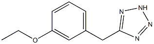 1H-Tetrazole,5-[(3-ethoxyphenyl)methyl]-(9CI) 结构式