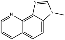 3H-Imidazo[4,5-h]quinoline,3-methyl-(9CI) 结构式
