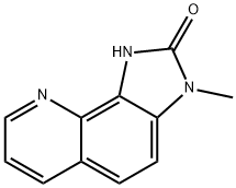 2H-Imidazo[4,5-h]quinolin-2-one,1,3-dihydro-3-methyl-(9CI) 结构式