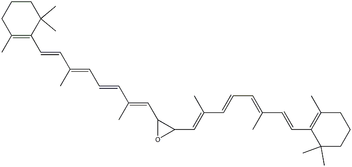 15,15'-epoxy-beta,beta-carotene 结构式