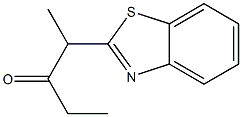 3-Pentanone,2-(2-benzothiazolyl)-(9CI) 结构式