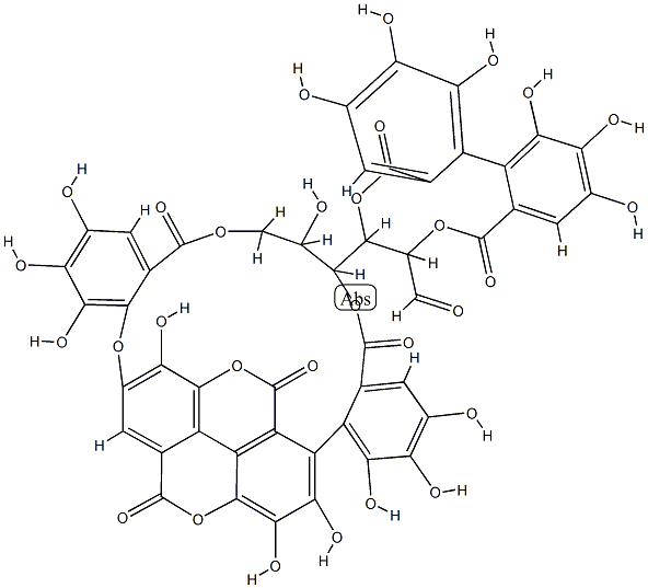 诃子鞣质 结构式