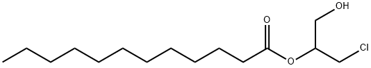 rac 2-Lauroyl-3-chloropropanediol 结构式