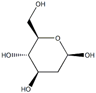 2-脱氧-BETA-D-葡萄糖 结构式