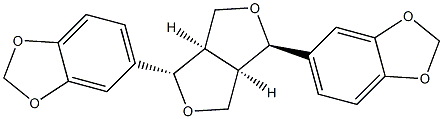 芝麻素 结构式