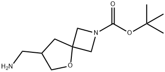 叔-丁基 7-(氨基甲基)-5-氧杂-2-氮杂螺[3.4]辛烷-2-甲酸基酯 结构式