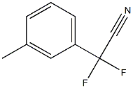 Α,Α-二氟-3-甲基苯乙腈 结构式