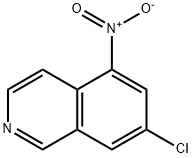 7-氯-5-硝基异喹啉 结构式