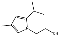 1H-Pyrrole-1-ethanol,4-methyl-2-(1-methylethyl)-(9CI) 结构式