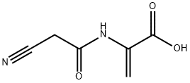 2-Propenoicacid,2-[(cyanoacetyl)amino]-(9CI) 结构式
