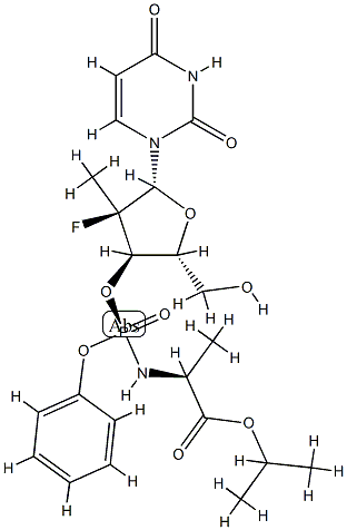索氟布韦杂质 结构式