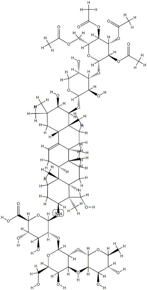 大豆皂苷AC 结构式