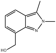 (2,3-二甲基-2H-吲唑-7-基)甲醇 结构式