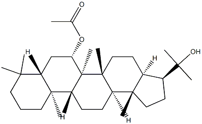 7β-Acetyloxyhopan-22-ol 结构式