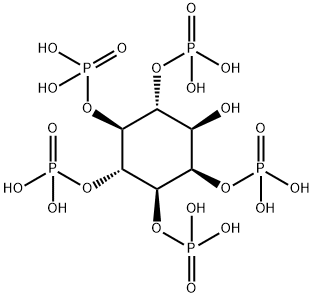 1D-MYO-INOSITOL-1,3,4,5,6-PENTAKISPHOSPHATE, (NA+ SALT) 结构式