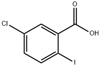 5-氯-2-碘苯甲酸 结构式