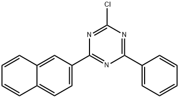 2-氯-4-(2-萘基)-6-苯基-1,3,5-三嗪 结构式