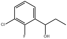 1-(3-氯-2-氟苯基)丙-1-醇 结构式