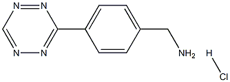 (4-(1,2,4,5-TETRAZIN-3-YL)PHENYL)METHANAMINE HYDROCHLORIDE 结构式