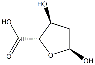 alpha-D-erythro-Pentofuranuronicacid,2-deoxy-(9CI) 结构式