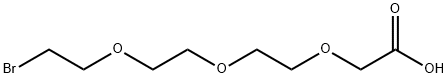 溴代四聚乙二醇羧酸 结构式